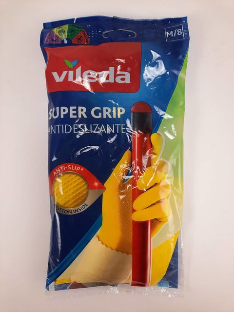 ВИЛЕДА Перчатки Super Grip (Супер Грип) с хлопком, размер M