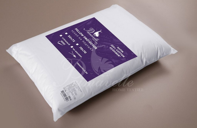 Чехол на подушку стеганый на молнии