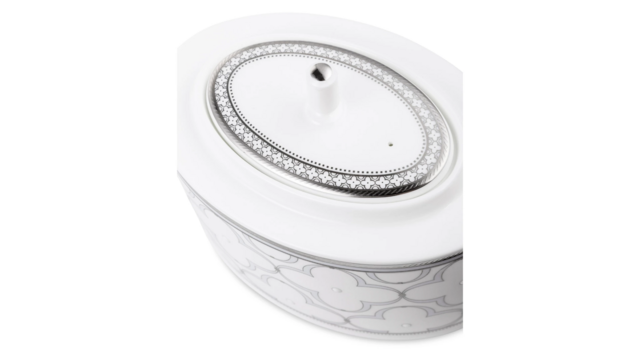 Чайник Noritake Трефолио, платиновый кант, 1,25 л