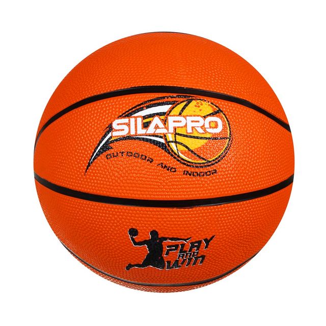 Мяч баскетбольный SILAPRO, р.7, 24см, резина, 550гр