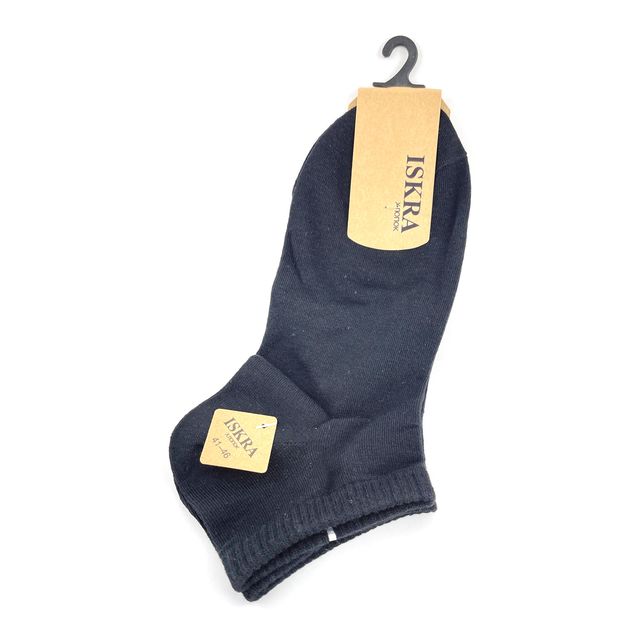 Мужские носки «ISKRA» короткие, размер 41-46, черные