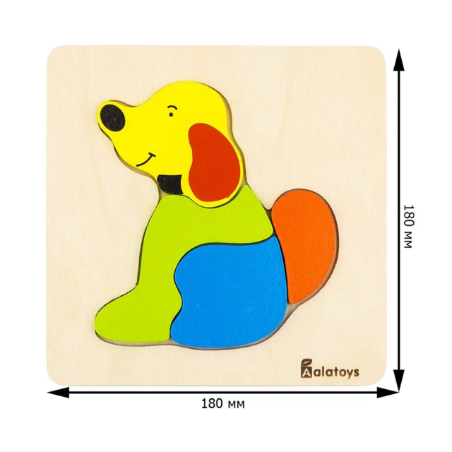 Пазлы Собачка, развивающая игрушка для детей, арт. ПЗЛ1803