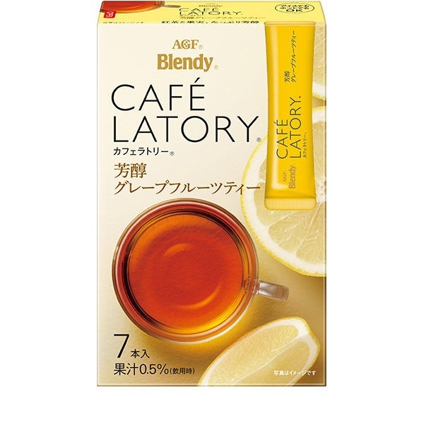 Чай AGF CAFE LATORY Лимонный растворимый, 7 стиков по 6.5гр