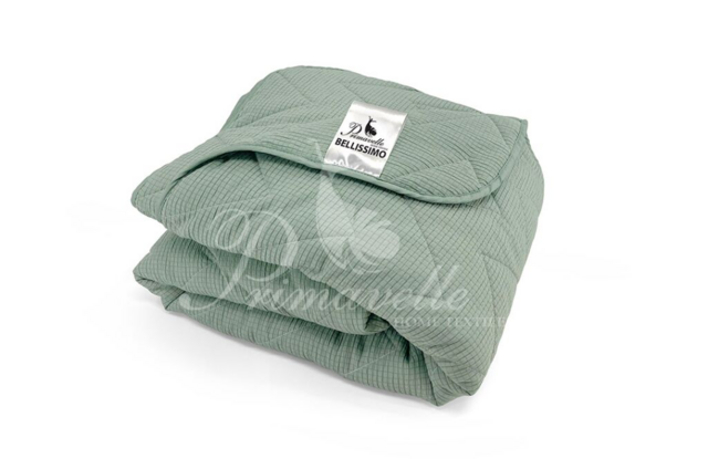 Покрывало Muslin двустороннее шалфей, размер 200х240