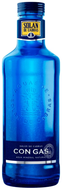 Вода газированная минеральная природная столовая питьевая Solan de Cabras, 0,75л, стекло (12 шт/уп)