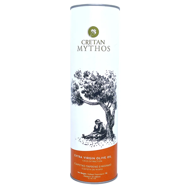 Cretan Mythos оливковое масло Extra Virgin с о.Крит 1л жесть