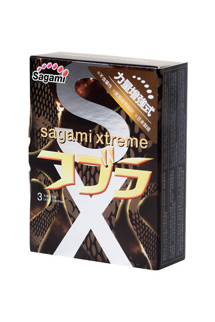 Презервативы Sagami Xtreme Cobra №3