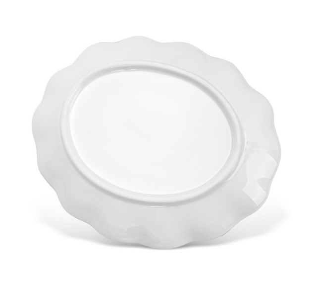 0380 FISSMAN Тарелка овальная 24х20см (доломит)