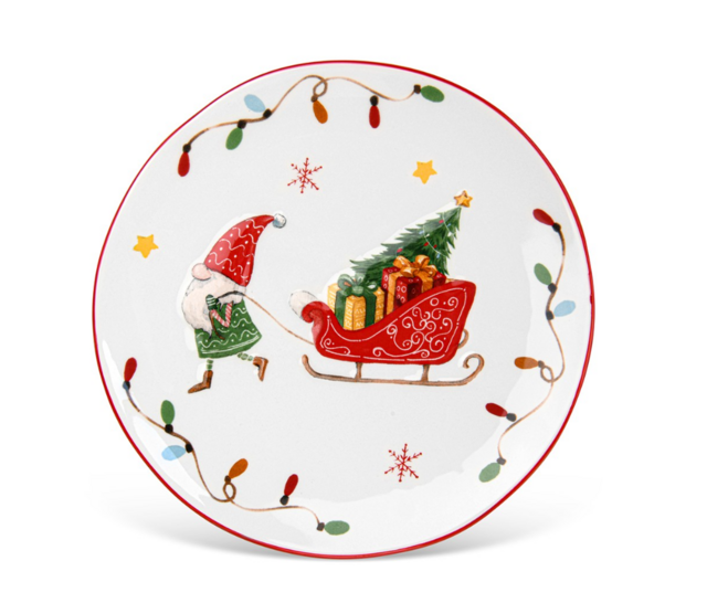 0383 FISSMAN Тарелка 20см (доломит)