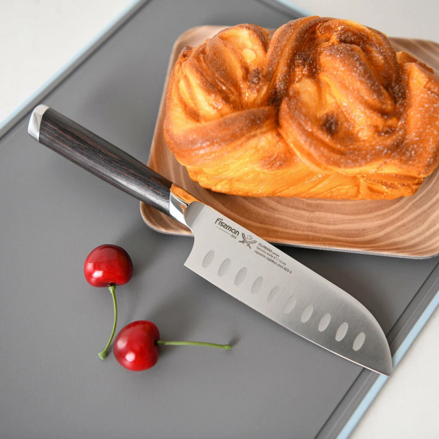 2818 FISSMAN Нож Сантоку 13см FUJIWARA (сталь AUS-6)