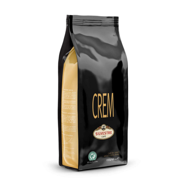 Кофе в зернах Silvestre CREM 50% Арабика 50% Робуста, 250 гр