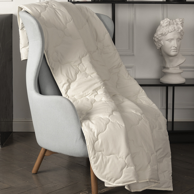 Одеяло стеганое Kariguz Basic "Верблюжья шерсть" всесезонное, 200 г/м2, 200х220 см, хлопок