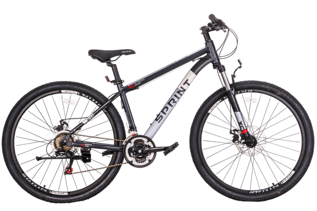 Велосипед горный Sprint 27.5"х16" черный 2022