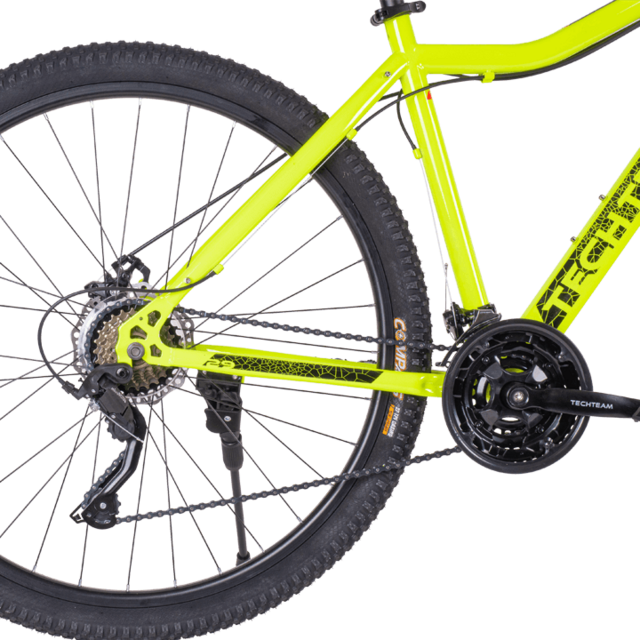 Велосипед горный Delta 29"х19" жёлтый (сталь)