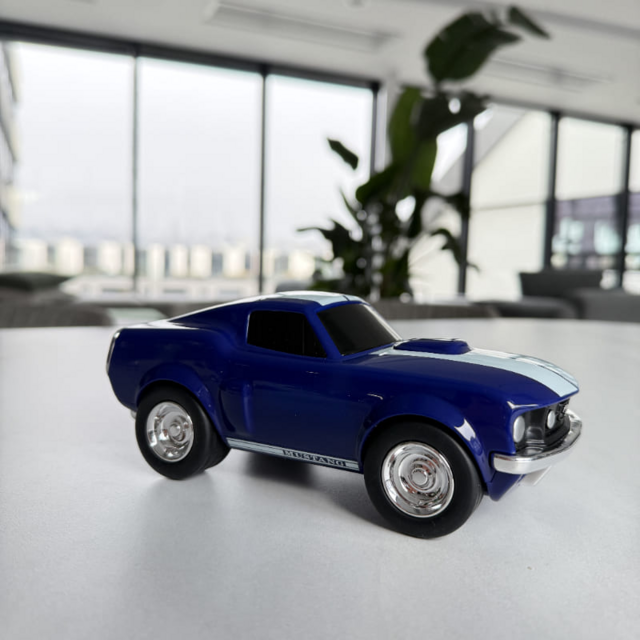 Игрушечная гоночная машинка Baghera Ford Mustang, синяя