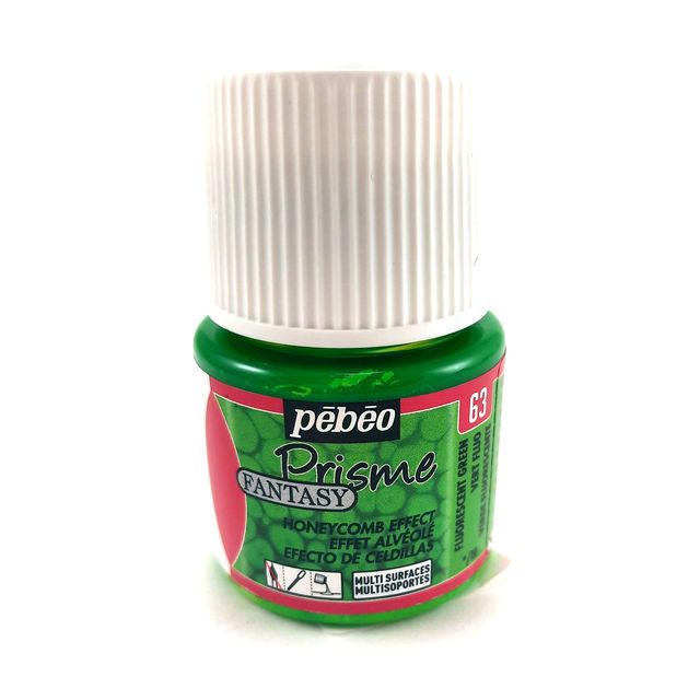 Краска "PEBEO" Fantasy Prisme с фактурным эффектом, флуоресцентный зелёный, 45 мл