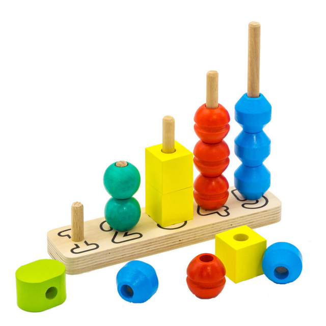 Пирамидка Счеты, развивающая игрушка для детей, арт. ПСЧ3003