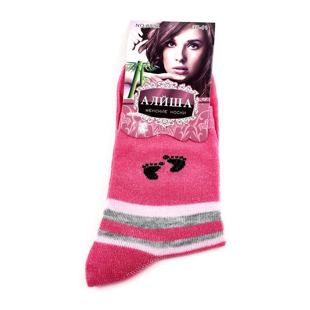 Женские носки «Алйша», размер 37-41, розовые