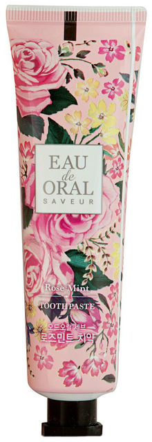 CJ Lion Eau de Oral Saveur Rose Mint Зубная паста от кариеса и пародонтита Роза и Мята, 70 гр