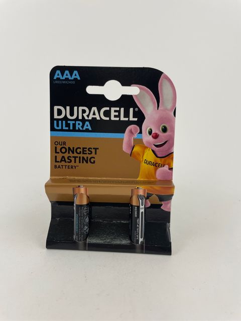 Батарейка Duracell ААА LR03/MX2400 Ultra Power 1.5V/В  2 шт.