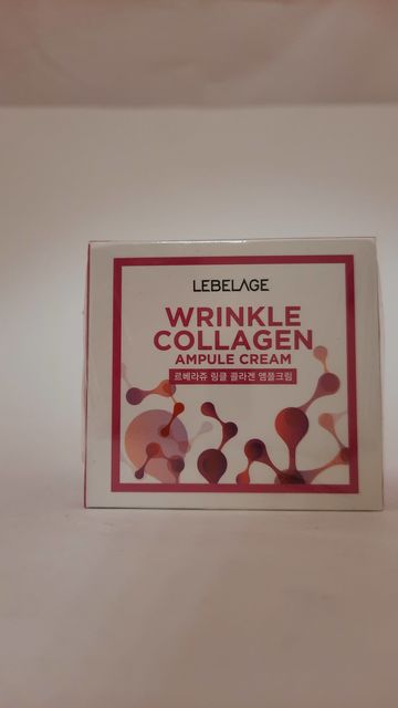 Крем для лица антивозрастной LEBELAGE Ampule Cream Wrinkle Collagen ампульный с коллагеном, 70 мл
