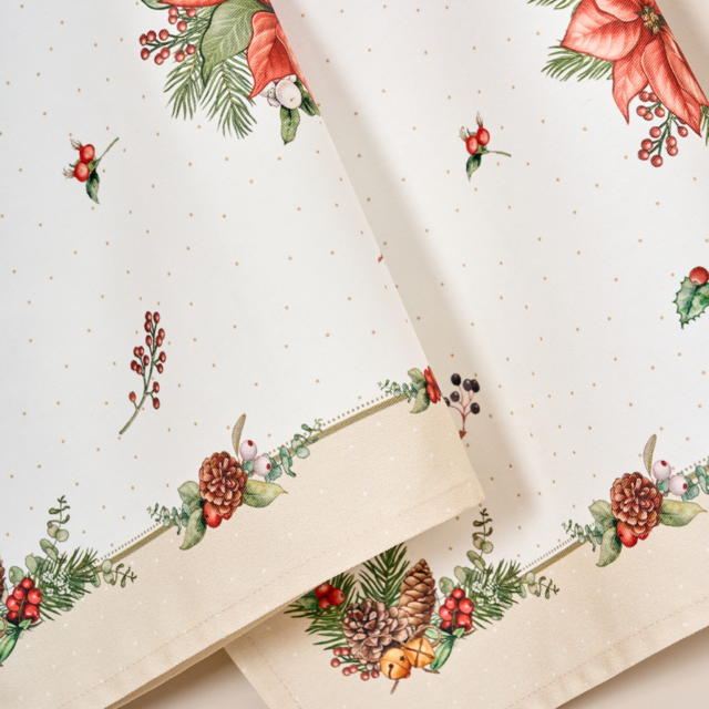 НАБОР ПОЛОТЕНЕЦ ИЗ 2ШТ"CELEBRATION",40Х60СМ, 100% ХЛОПОК,БЕЖЕВЫЙ,ТВИЛ