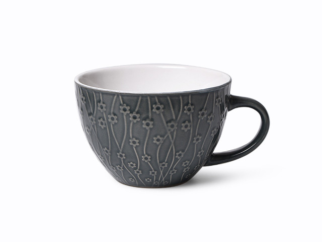 6326 FISSMAN Кружка 460мл, цвет Серый (керамика)