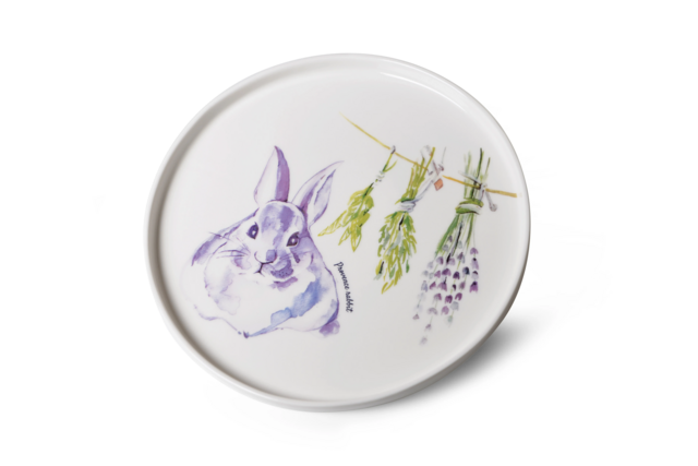 FISSMAN Тарелка Provence rabbit 25см (фарфор)