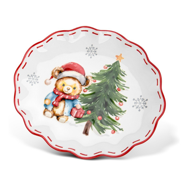 0380 FISSMAN Тарелка овальная 24х20см (доломит)