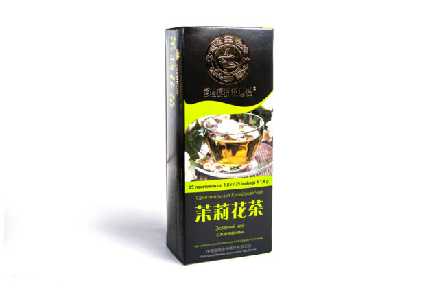 Shennun Зеленый чай с ароматом жасмина 1.8гх25