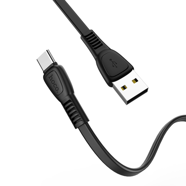 USB кабель HOCO X40 Noah Type-C, 1м, 2.4A, TPE (черный)