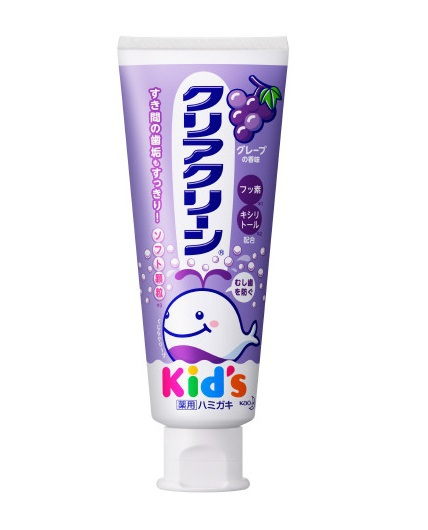 Зубная паста КАО с мягкими микрогранулами для детей, со вкусом винограда, 70 г