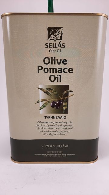 Sellas Оливковое масло Pomace c п/o Пелопоннес 3л жесть
