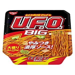 Лапша быстрого приготовления Nissin: UFO Big Якисоба с соевым соусом