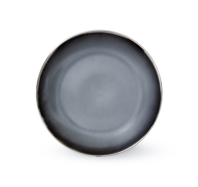 13712 FISSMAN Тарелка ELEGANTE GRAY 20см (фарфор)