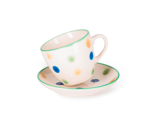 14147 FISSMAN Чашка и блюдце 230мл (фарфор)