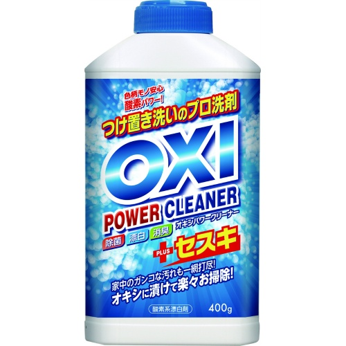 Отбеливатель для цветных вещей "Oxi Power Cleaner" (кислородного типа) 400 г, флакон