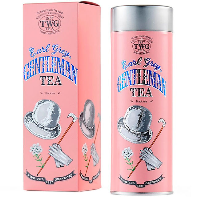 Черный чай TWG Earl Grey Gentleman Tea / Джентельмен Эрл Грей, туба, 100 гр