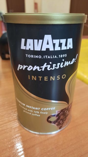 Кофе растворимый Lavazza Prontissimo Intenso с молотым кофе, 95 г