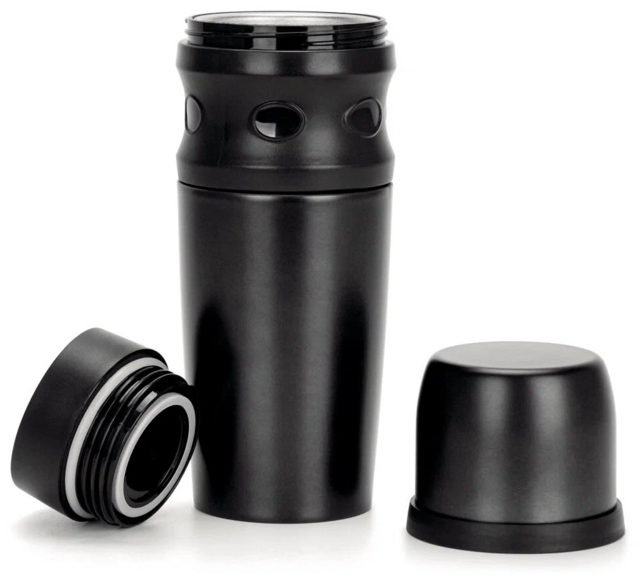 9825 FISSMAN Термокружка 480мл, цвет Черный (нерж.сталь)