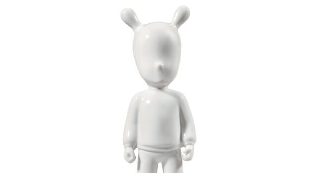 Фигурка Lladro Гость белый 11х30 см, фарфор