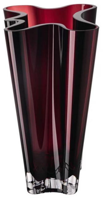 Ваза Rosenthal Поток 26 см, стекло, ягодный