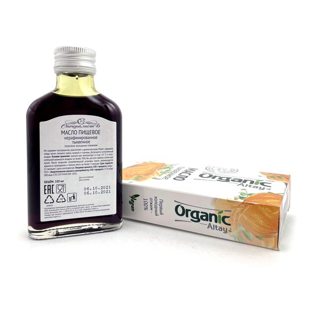 Масло Organic Altay тыквенное, 100мл