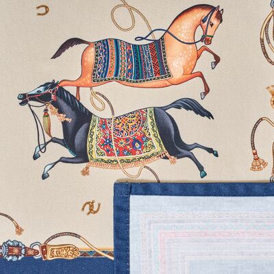 НАБОР САЛФЕТОК  2 ШТ "PASSAGE",40Х40СМ, 100% ХЛОПОК,БЕЖЕВЫЙ,ТВИЛ