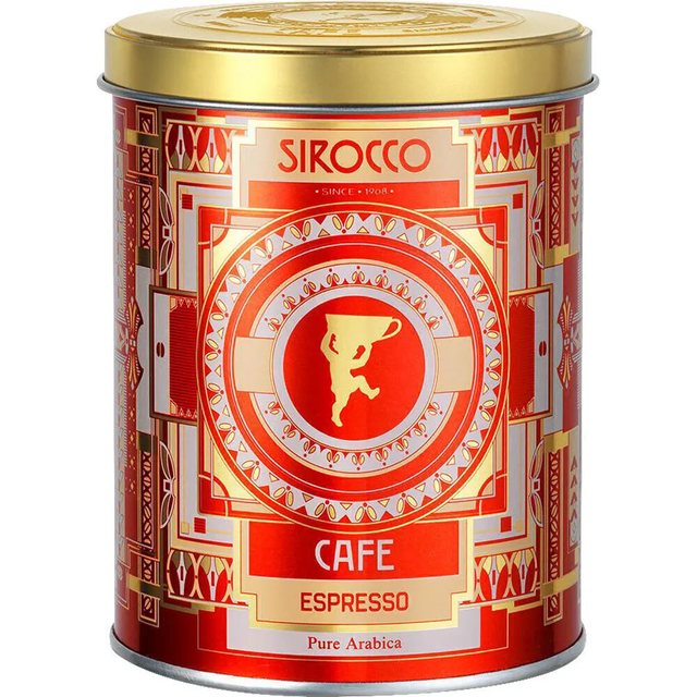 Кофе молотый Sirocco ESPRESSO, жестяная банка,  250 г