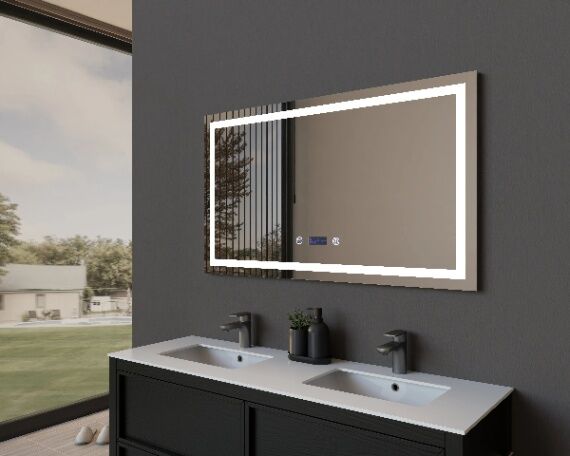 Зеркало с подсветкой Crystal Harmony 120 прямоугольное, ACH12070M