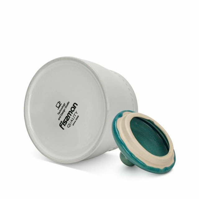 6231 FISSMAN Сахарница CELINE 450мл, цвет Лазурный (керамика)