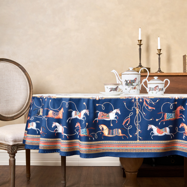 СКАТЕРТЬ ОВАЛЬНАЯ "PASSAGE"160Х220СМ ,БЕЛЫЙ, 100% ХЛОПОК,ТВИЛ, ПРОПИТКА