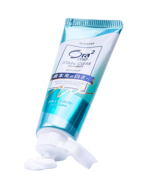 Зубная паста Sunstar Ora2 для удаления налета и придания белизны зубам, со вкусом натуральной мяты, мини-упаковка 20 г