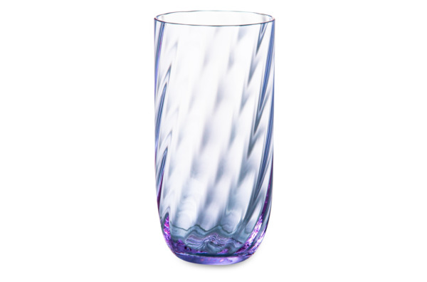 Набор стаканов для воды Anna Von Lipa Водоворот 300мл, 2 шт, стекло хрустальное, лиловый